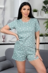 У-18 ДОМАШНИЙ КОСТЮМ (шорты) (Оливковый) - А-Дина-трикотаж