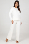 454 Пижама женская брюки (Молочный) - А-Дина-трикотаж