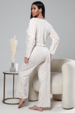 262 Пижама брюки (Мелкие цветочки) (Фото 7)