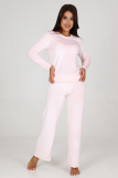 454 Пижама женская брюки (Нежно-розовый) (Фото 4)