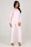 454 Пижама женская брюки (Розовая пудра) (Фото 2)
