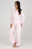 454 Пижама женская брюки (Розовая пудра) (Фото 4)